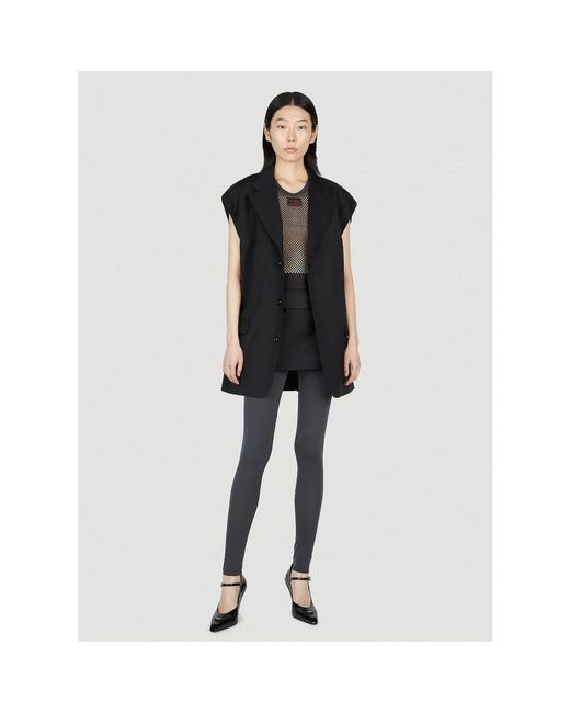 Raf Simons Stocking Leggings in het Blue