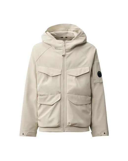 C P Company Natural Winter Jackets for men