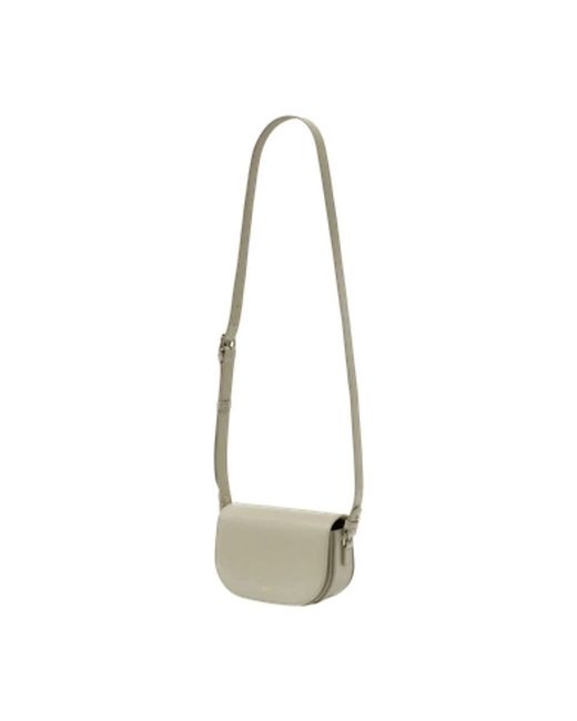 A.P.C. White Le B-Side Small Bag
