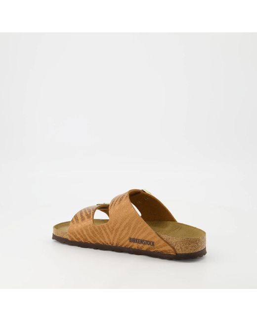 Birkenstock Brown Sliders