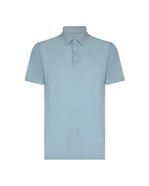 T-shirt & polo blu per uomo di Zanone in Blue da Uomo