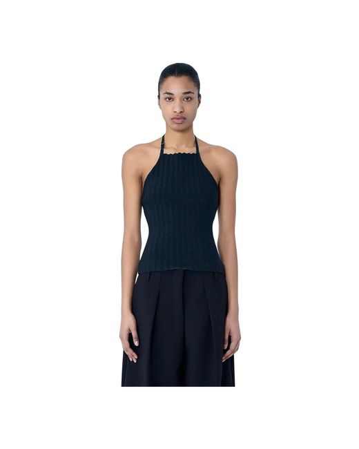 Jacquemus Blue Sleeveless Tops