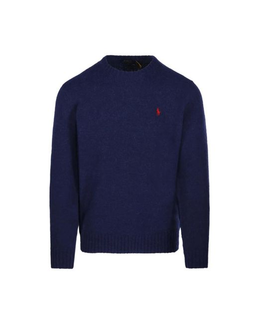 Ralph Lauren Blue Round-Neck Knitwear for men