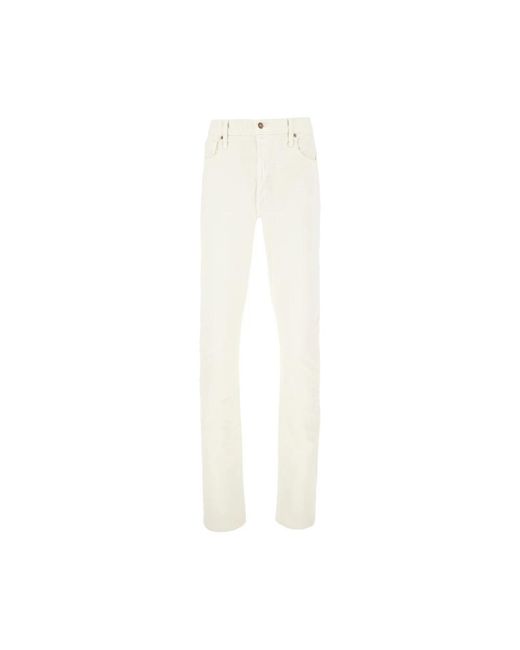 Tom Ford White Slim Fit Jeans for men