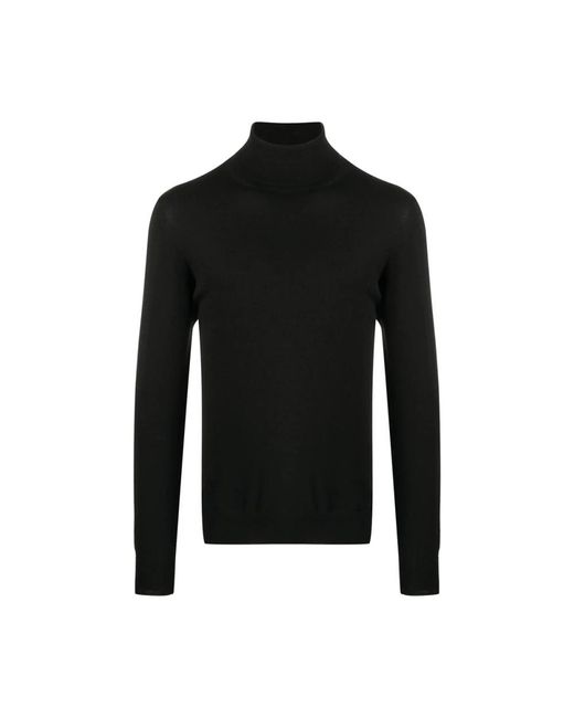 La Fileria Black Turtlenecks for men