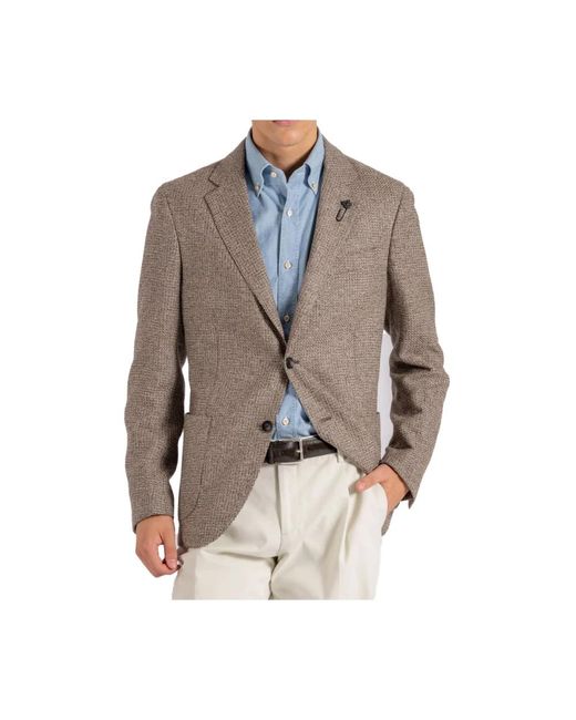 Blazers Lardini pour homme en coloris Brown
