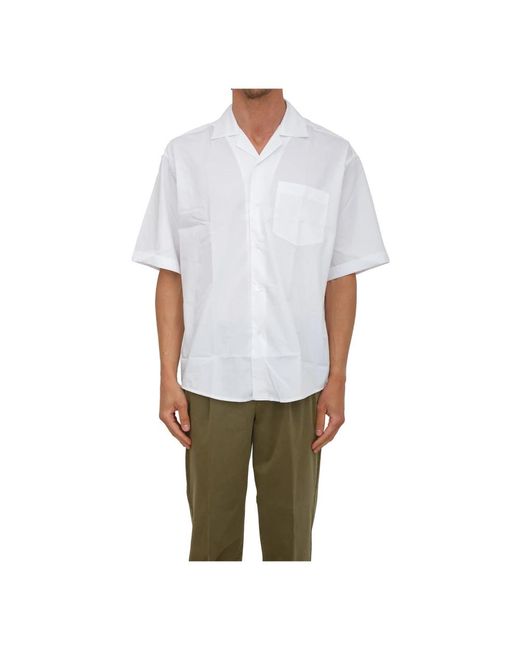 Paolo Pecora White Short Sleeve Shirts for men
