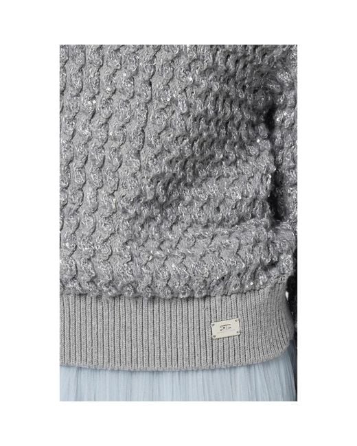Turtlenecks Elisabetta Franchi en coloris Gray