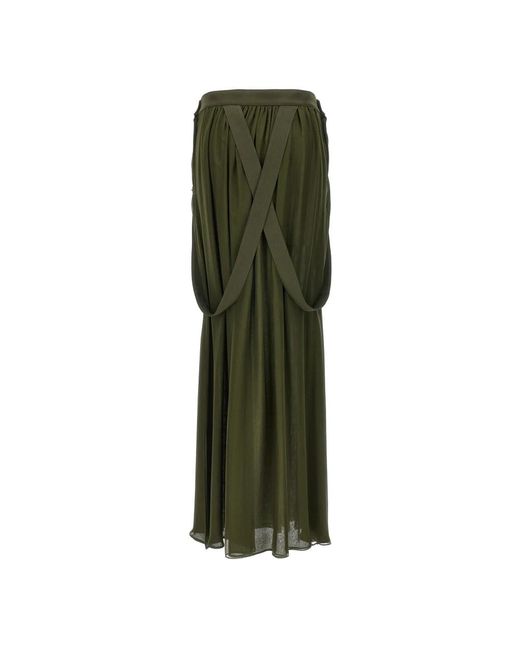 Max Mara Green Maxi Skirts