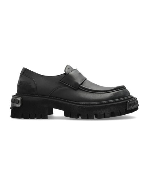 Balenciaga Black Loafers for men