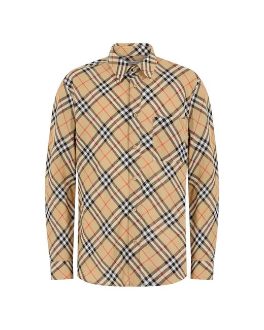 Burberry Natural Casual Shirts for men