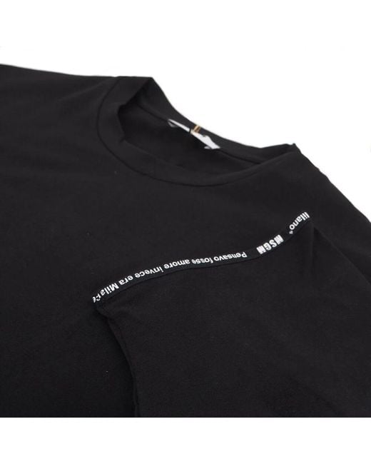 T-Shirts MSGM de hombre de color Black