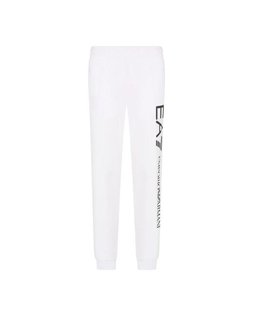 EA7 White Sweatpants for men