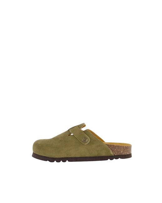 Mules Scholl en coloris Green