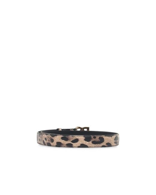 Dolce & Gabbana Metallic Belts