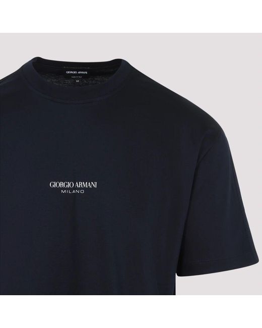 T-Shirts Giorgio Armani de hombre de color Blue