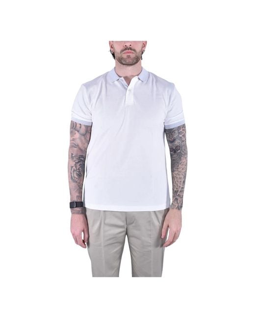 Eleventy White Polo Shirts for men