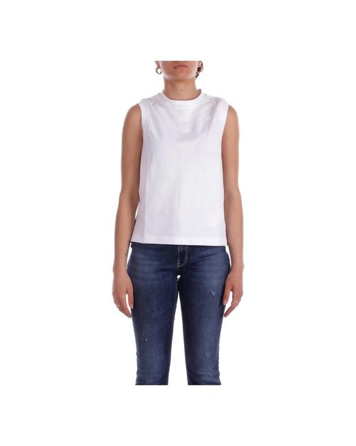 Sleeveless Tops di K-Way in Blue