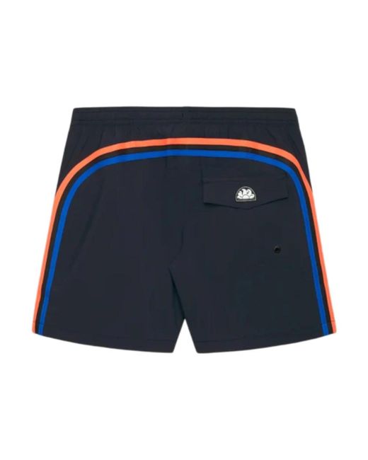 Sundek Blue Casual Shorts for men