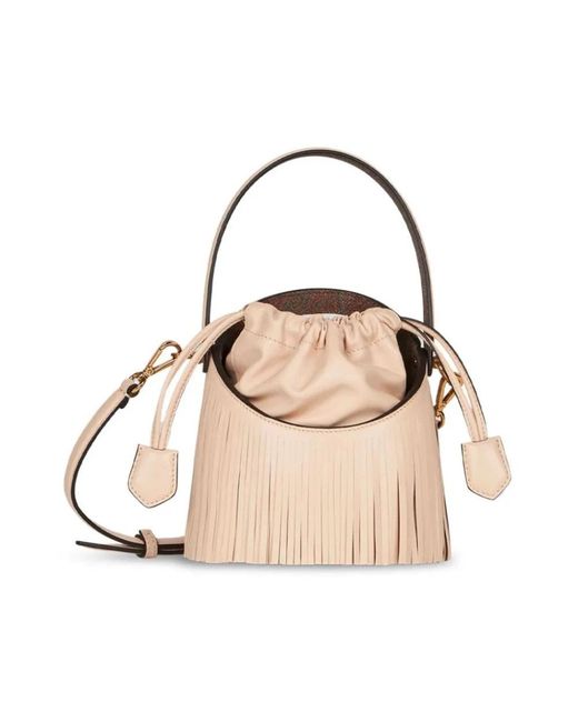 Etro Natural Bucket Bags