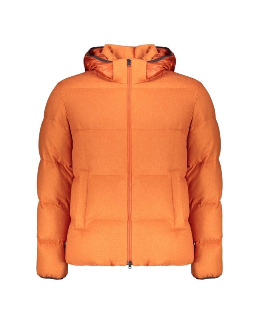 Herno Coats in het Orange voor heren