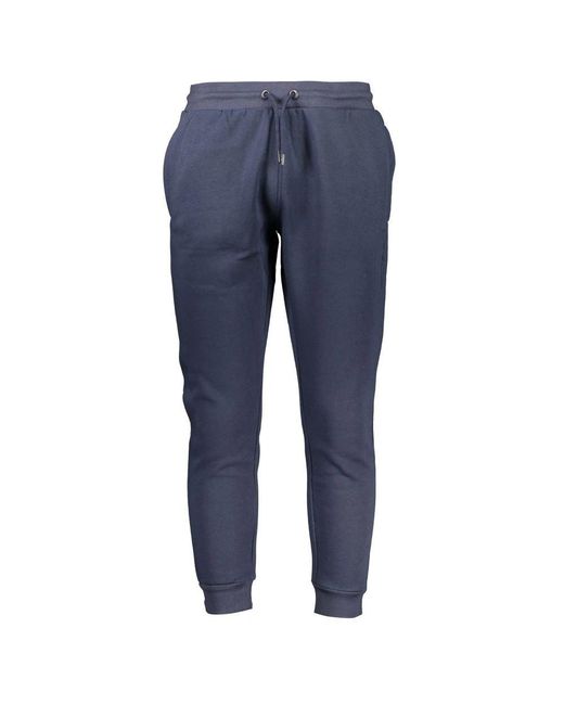 Roberto Cavalli Broeken ,Blauw ,Katoen Embroidered Trainingsbroeken in het Blue