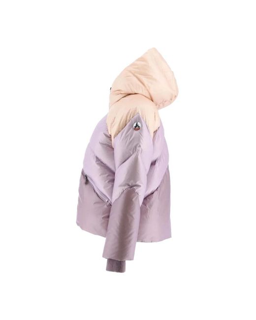 J.O.T.T Jassen ,Veelkleurig ,Hooded Stellar Jacket in het Purple