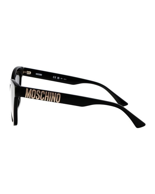 Moschino Black Stylische sonnenbrille mos156/s