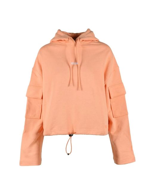 Jersey De Punto De Algodón, Mujer, Talla MSGM de color Orange