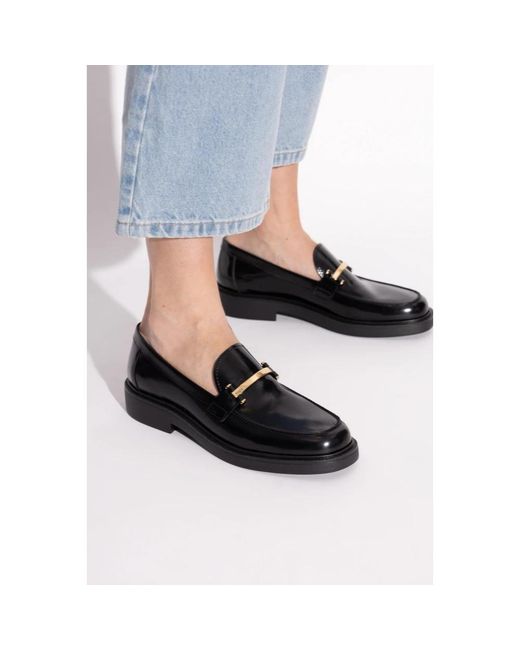 Tod's Black Loafers