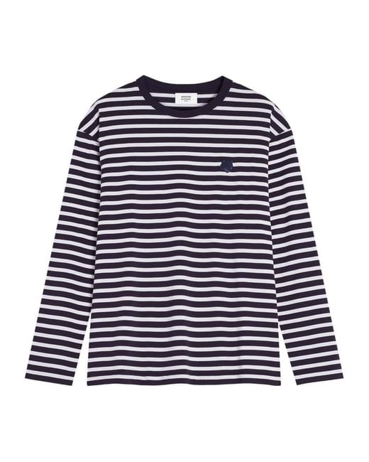Maison Kitsuné Blue Long Sleeve Tops for men