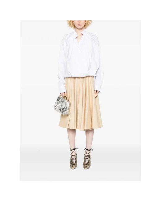 Dries Van Noten White Blouses