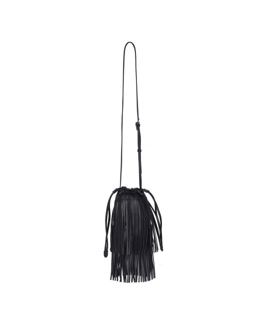 Liviana Conti Black Bucket Bags