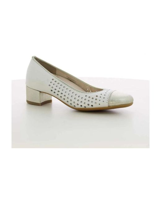Ara White Pumps