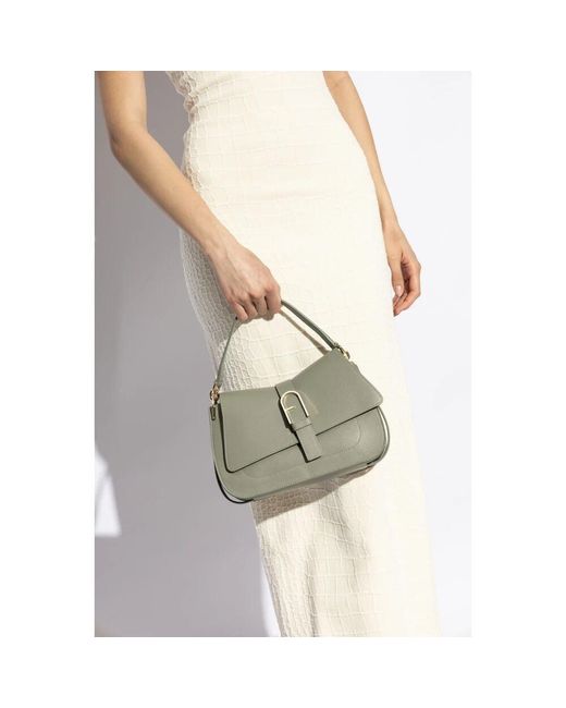 Furla Gray Handtasche 'flow medium'