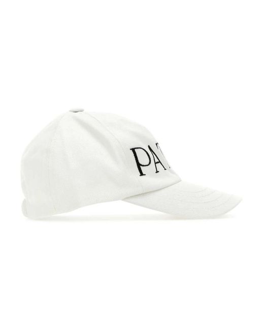 Patou Accessoires ,Wit ,Baseballpet Met Geborduurd Logo in het White