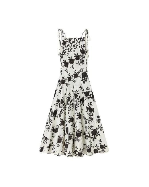 Maxi Dresses Self-Portrait de color White