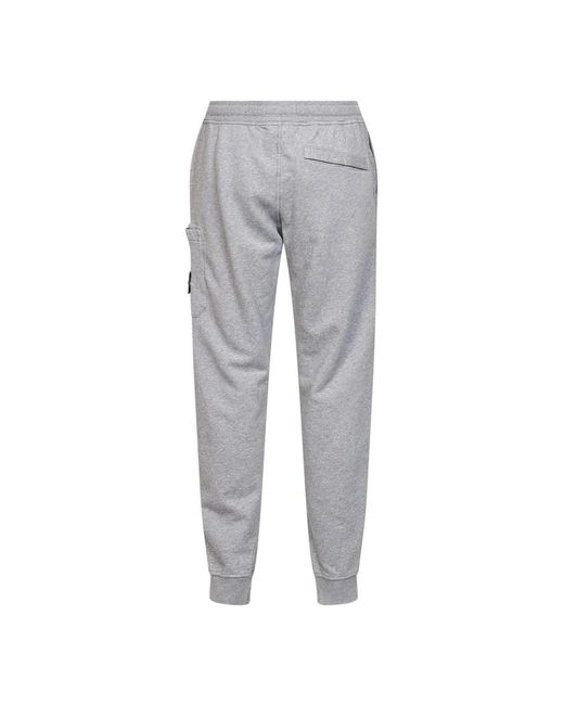 Stone Island Gray Sweatpants for men