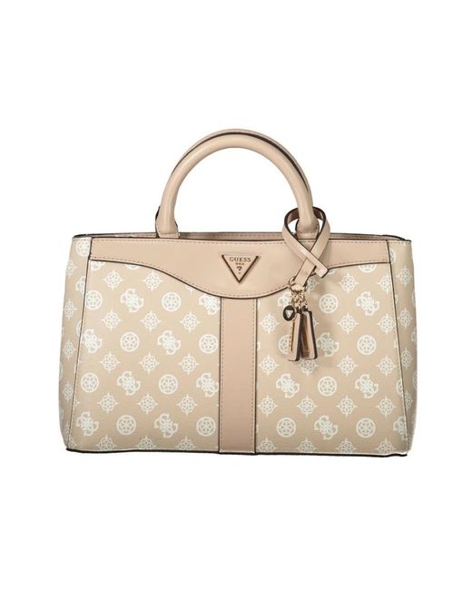 Borsa rosa in polietilene di Guess in Natural