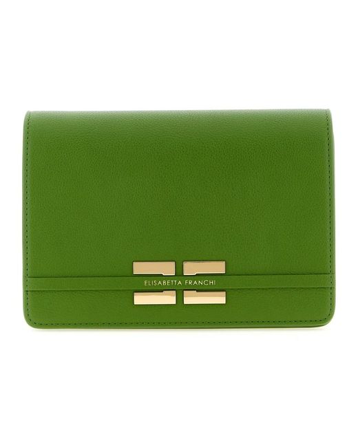 Elisabetta Franchi Green Cross Body Bags