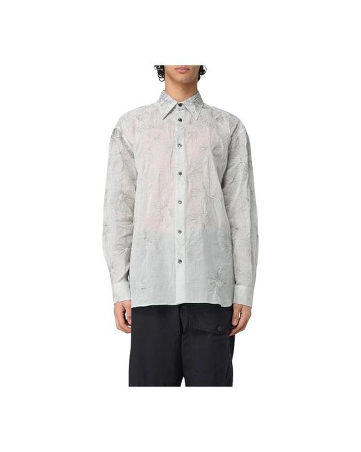 Dries Van Noten Casual Shirts in het Gray voor heren