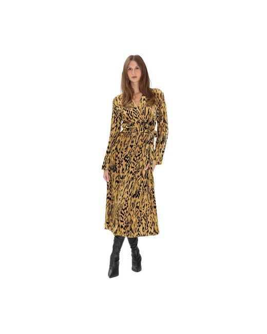 Forte_forte Metallic Wrap Dresses