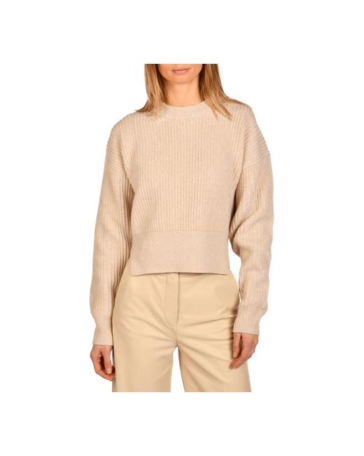 Joseph Natural Round-Neck Knitwear