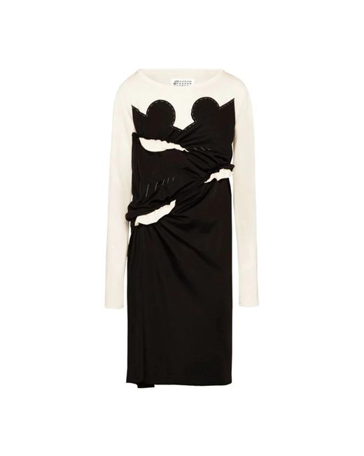Maison Margiela Black Midi Dresses