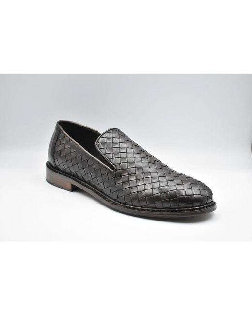 Ernesto Dolani Black Loafers for men