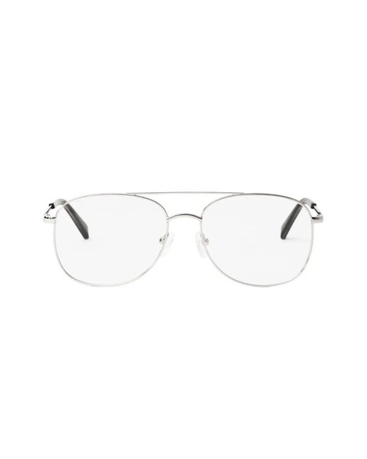 Messyweekend Accessoires ,Grijs ,Duke Clear Glasses in het White