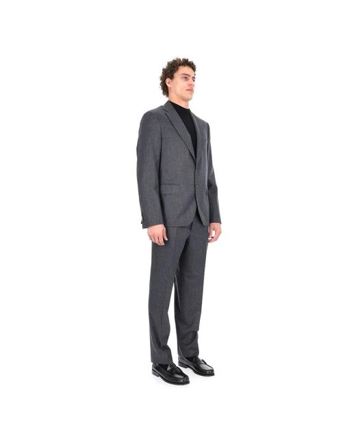 Officine Generale Gray Single Breasted Suits for men