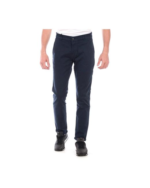 Daniele Alessandrini Blue Chinos for men