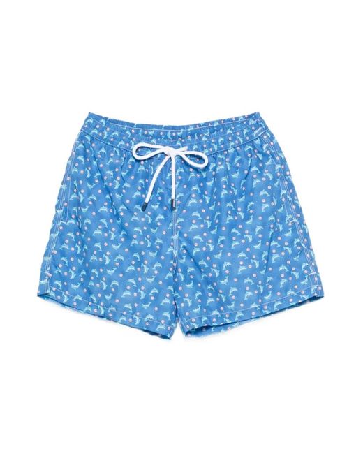 Fedeli Blue Beachwear for men