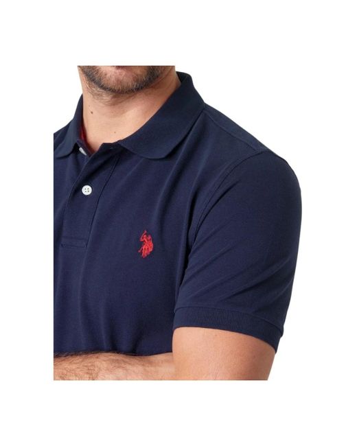 U.S. POLO ASSN. Blue Polo Shirts for men